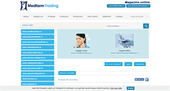 Desktop Screenshot of medfarm-trading.ro